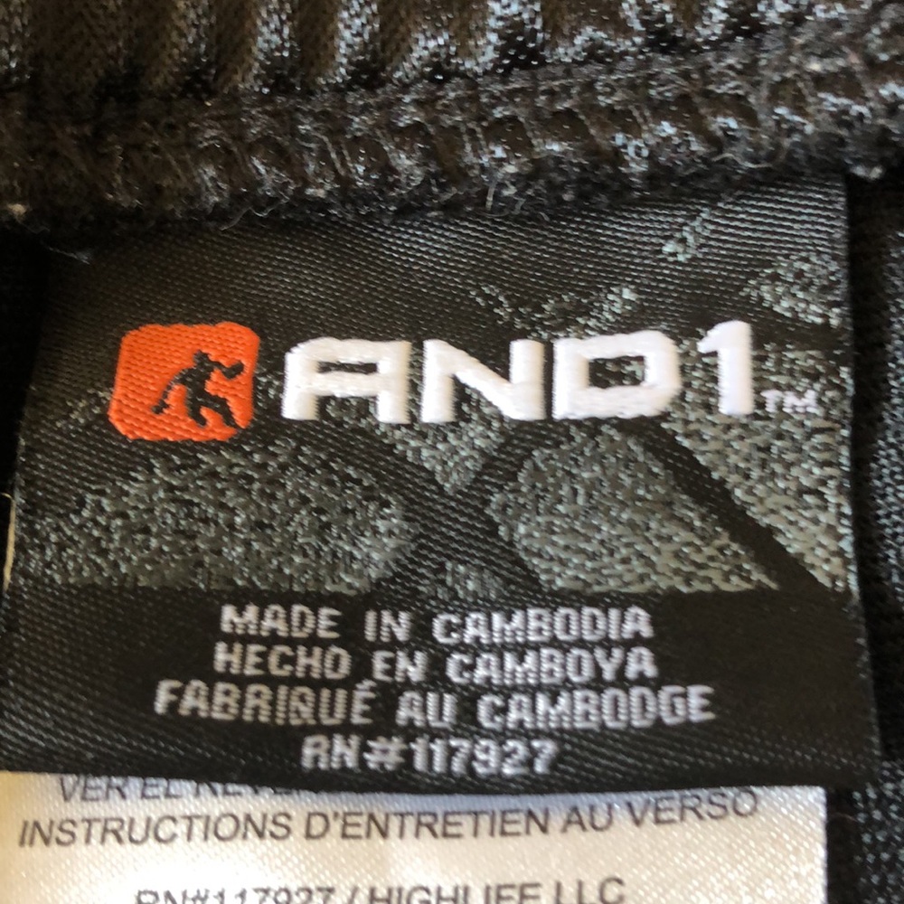 AND1 Men's Basketball/Workout/Athletic Shorts - Picture 8 of 9